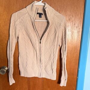 Tommy Hilfiger Cream Cable Knit Sweater